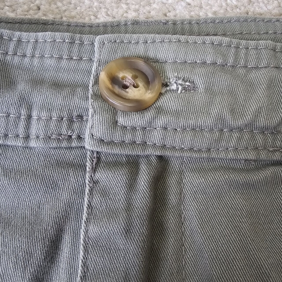 Women's High-Rise Utility Ankle Pants - A New Day Green Size 8 - Picture 6 of 7